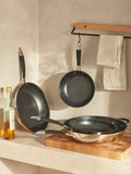 John Lewis stainless steel frying pan 24cm, imported from the UK
