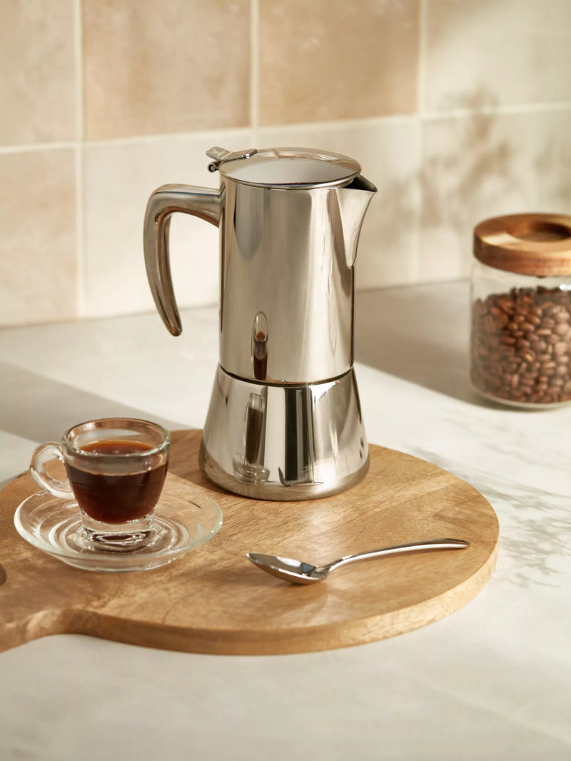 John Lewis stainless steel espresso maker 300ml, UK version