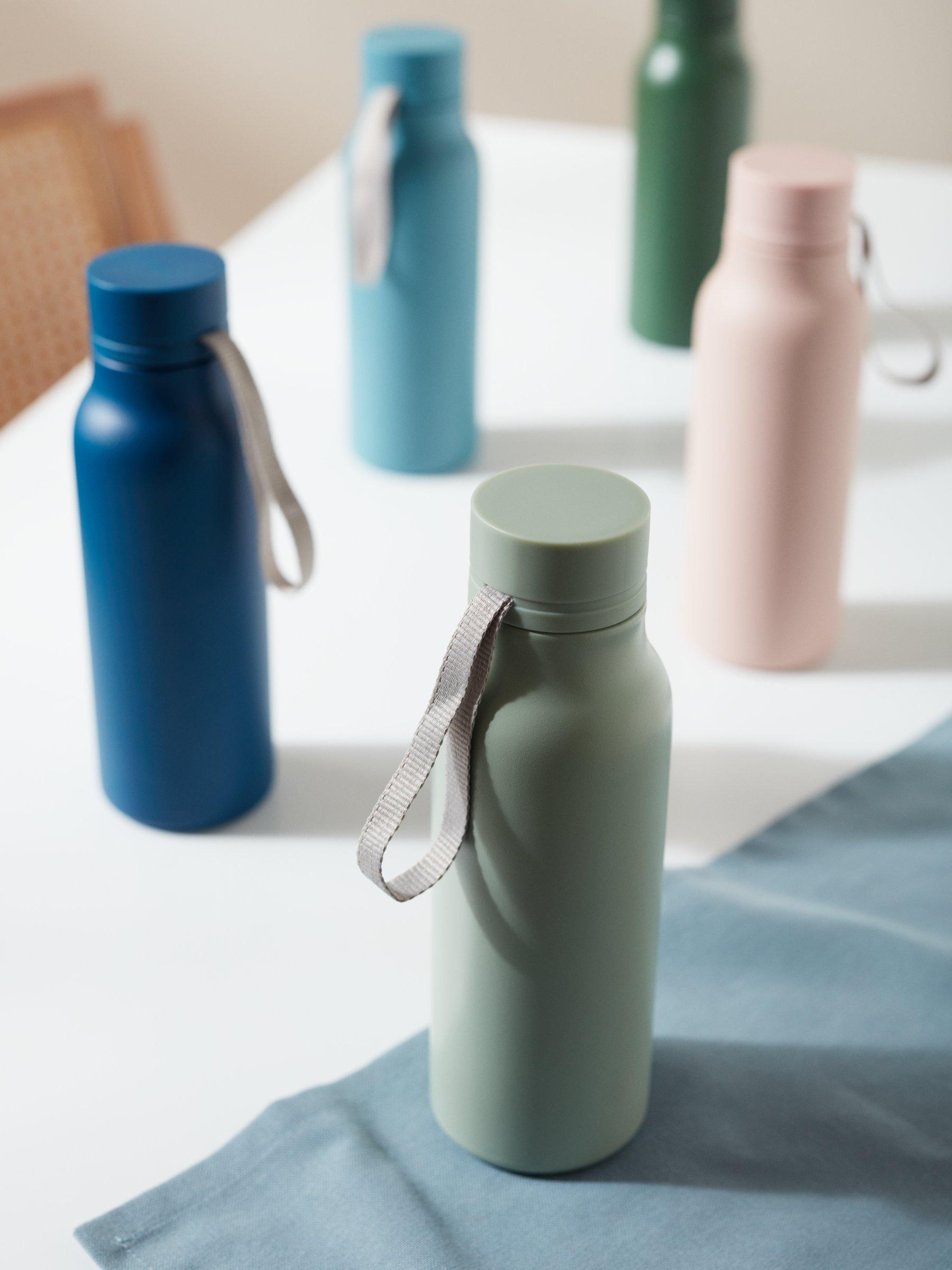 John Lewis double-walled stainless steel leak-proof drinks bottle 500ml, UK version
