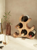 John Lewis wine rack mango wood 6 bottle - British product