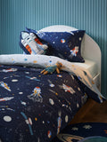 John Lewis duvet cover set Outer Space glow in the dark single, imported from the UK