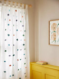 John Lewis curtain panel White/Multi 185x120cm (British brand)
