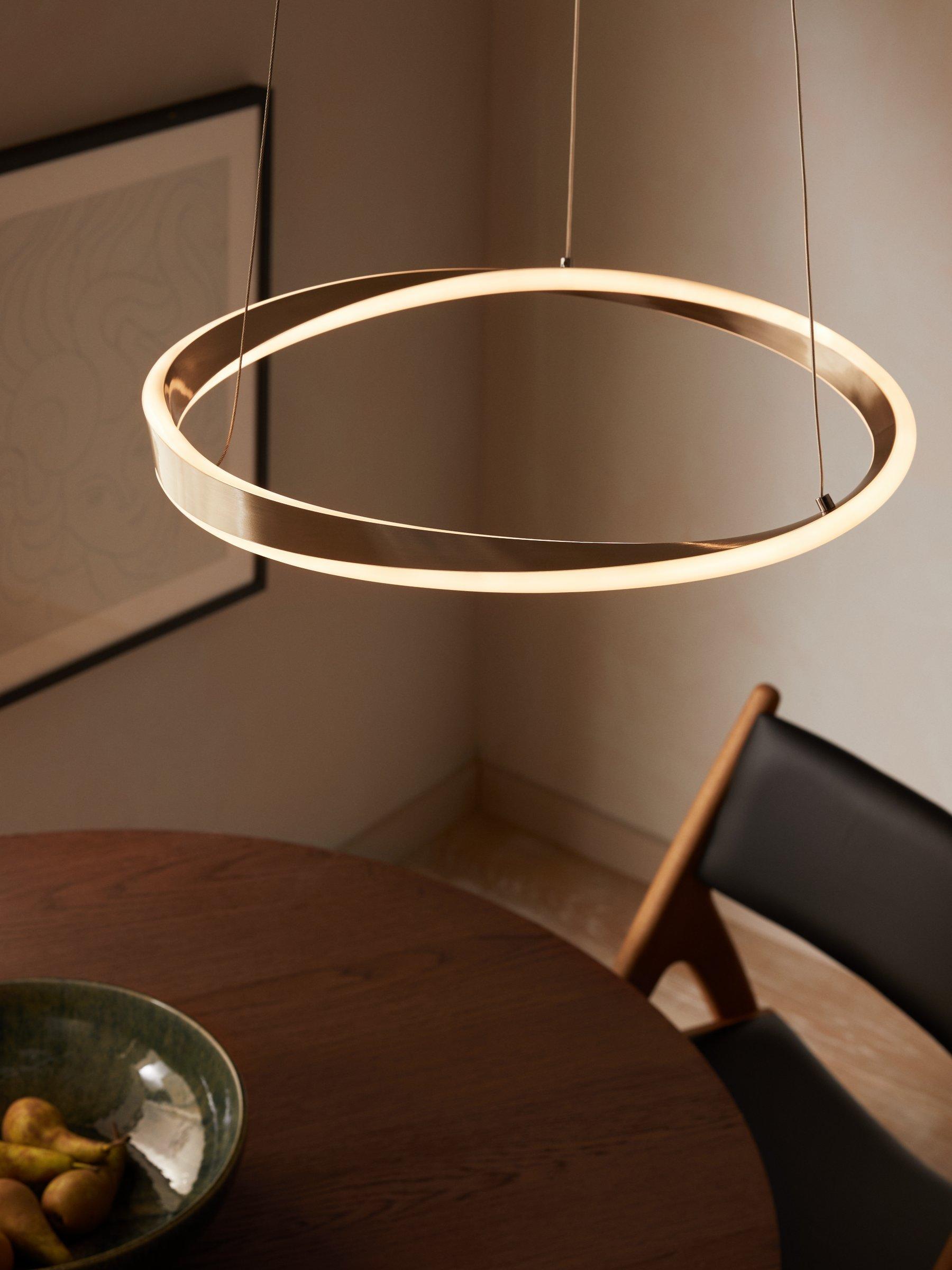 John Lewis Wrap LED Hoop Ceiling Light 45cm, UK version