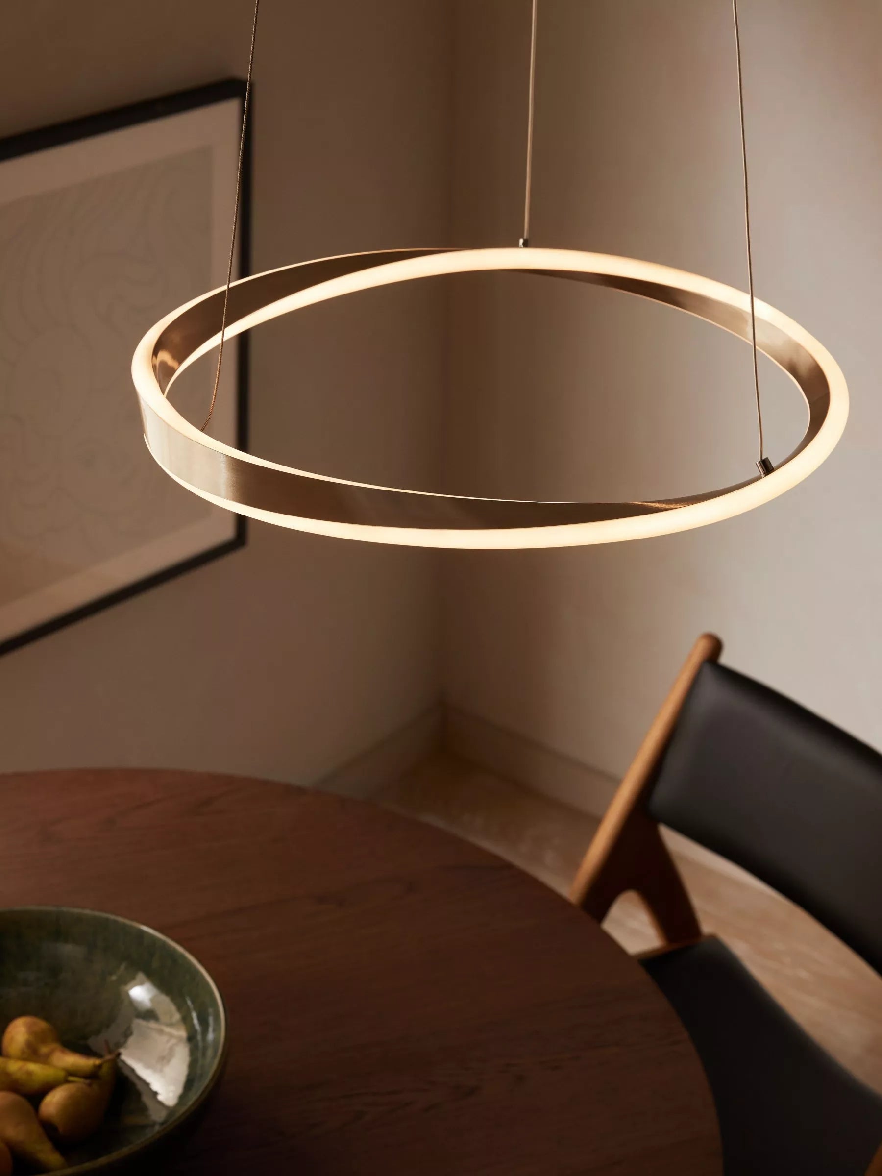 John Lewis Wrap LED Hoop Ceiling Light 45cm, UK version