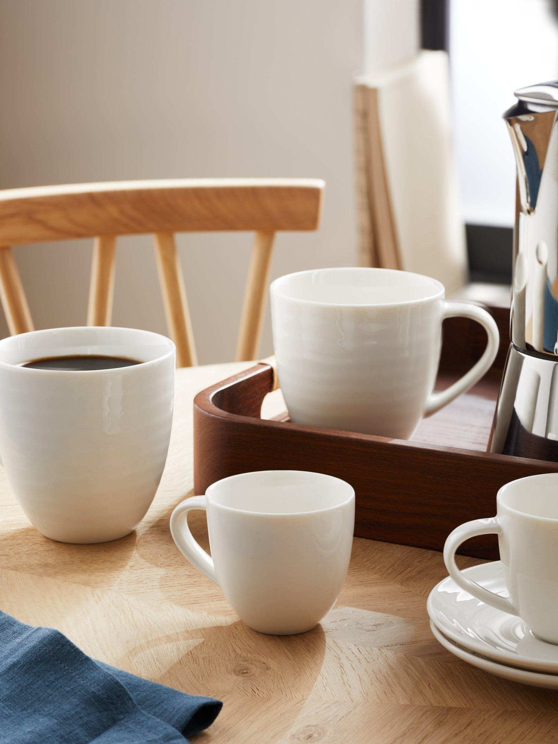 John Lewis Wave fine china mugs set of 2 320ml, UK version