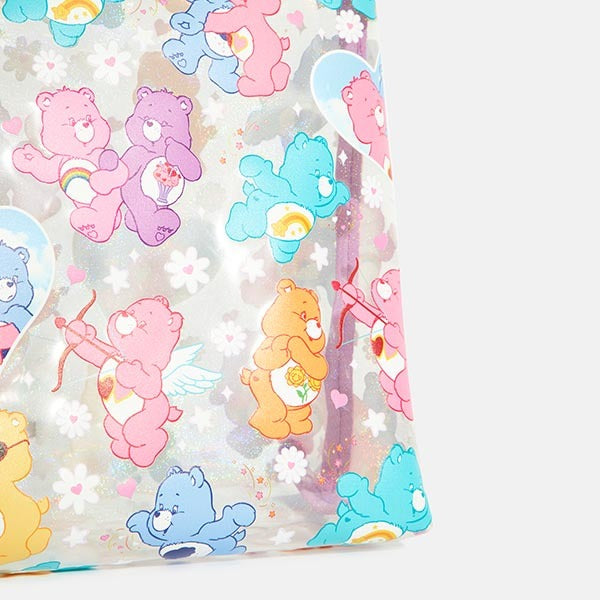Skinnydip London Care Bears x Skinnydip Glitter Wash Bag 100% TPU