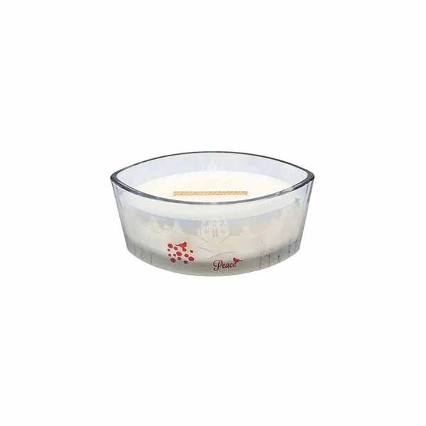 Woodwick Large Ellipse Mint Truffle Christmas Candle 16oz