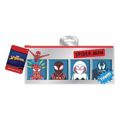 Superdrug Spider-Man Sketch Erasers Set (Pack of 4)- Buy online at McGrocer
