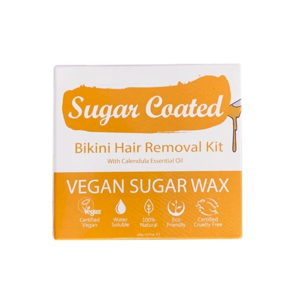 Sugar Coated Hair Removal Wax Kit for Bikini Line 200g
