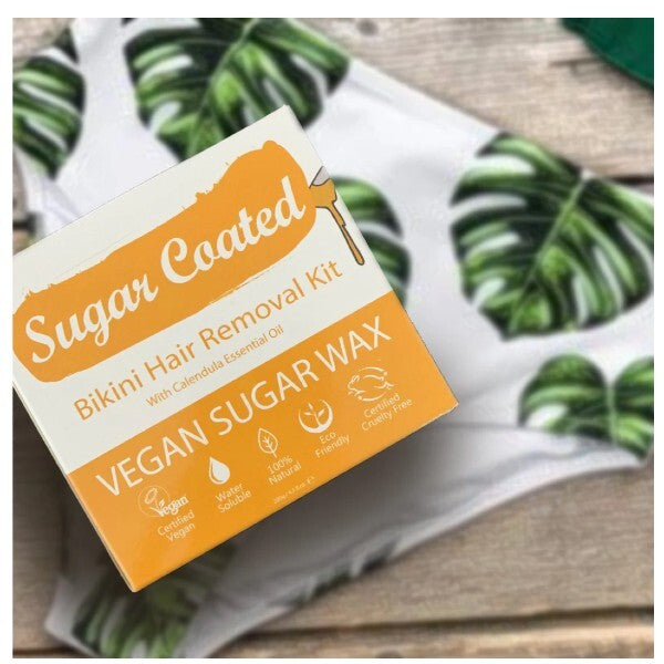 Sugar Coated Hair Removal Wax Kit for Bikini Line 200g