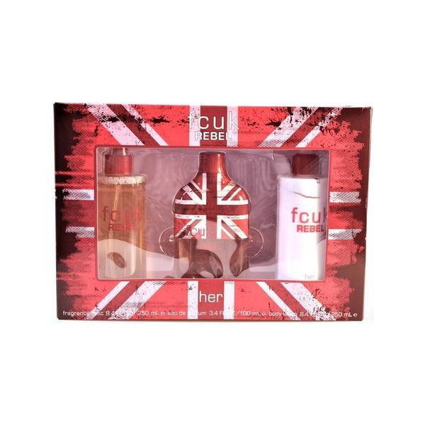FCUK Rebel For Her Gift Set 100ml EDT