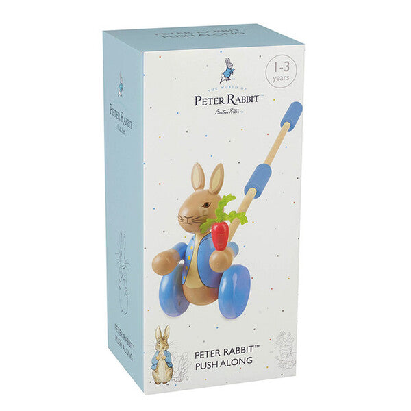 REMOVE Peter Rabbit Push Along Peter Rabbit Wooden Toy