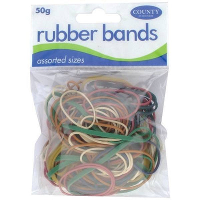 Superdrug County Stationery Rubber Bands (Pack Of 12)- Buy online at McGrocer