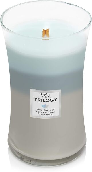 Woodwick Large Trillogy Woven Comforts Candle 610g