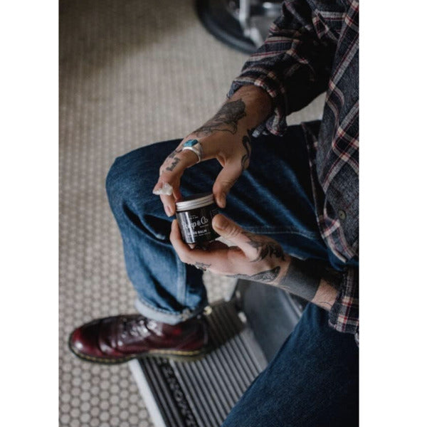 Pomp & Co Beard Balm, Non-Shine Matte Finish 60ml