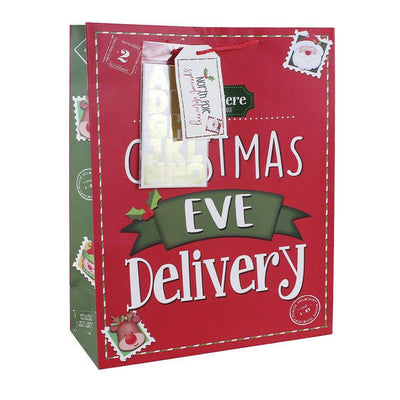 Superdrug Eurowrap Customisable Christmas Gift Bag (Pack of 12) (XL)- Buy online at McGrocer