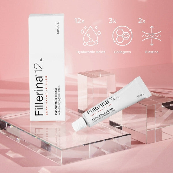 Fillerina 12HA Densifying-Filler Eye Contour Cream 15ml (Grade 3)