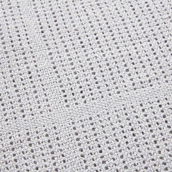 Clair De Lune Cotton Cellular Blanket Small Grey