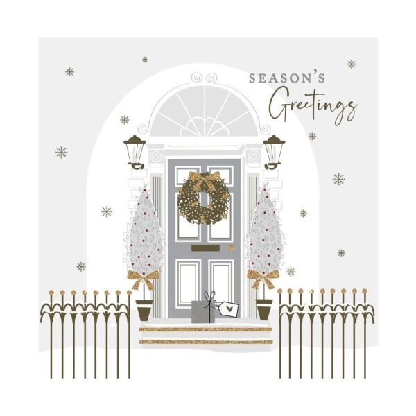 Eurowrap Home Christmas Kraft Card (Pack of 24)