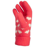 Trespass Girls Mary Hearts Gloves (5-7 Years)