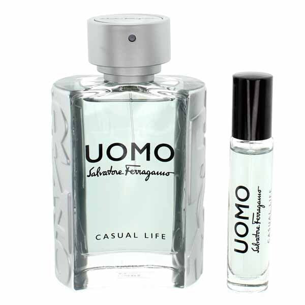Salvatore Ferragamo Uomo Casual Life 100ml Eau De Toilette Gift Set