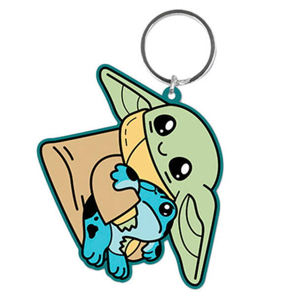 Star Wars: The Mandalorian Grougu´s Little Rubber Keyring