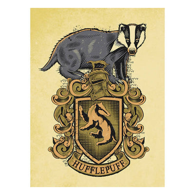 Superdrug Harry Potter Hufflepuff Canvas Print (80cm x 60cm)- Buy online at McGrocer