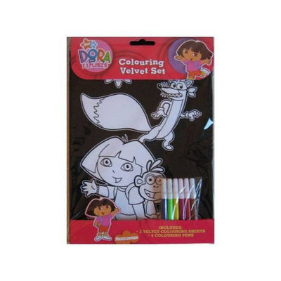 Superdrug Dora The Explorer Velvet Colouring Set- Buy online at McGrocer