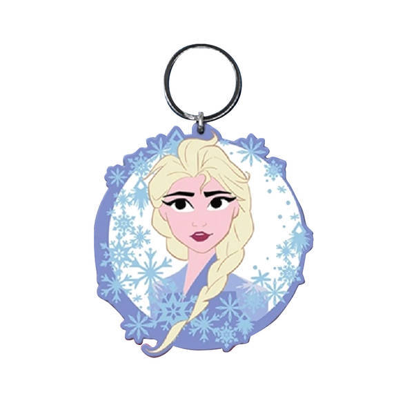 Frozen 2 Rubber Keyring with Elsa Design