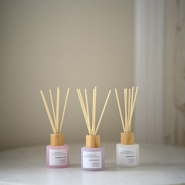 French Connection Pastel Range Trio of Reed Diffusers Gift Set