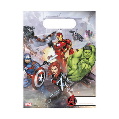 Superdrug Avengers Plastic Party Bags (Pack of 6)- Buy online at McGrocer