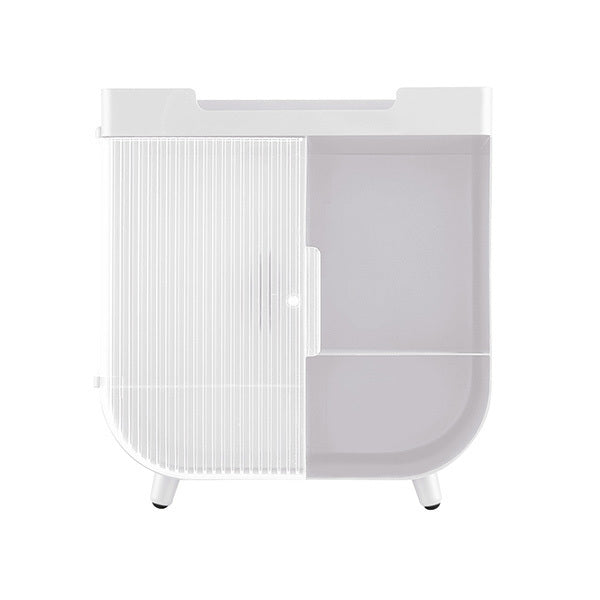 Livingandhome Desktop Makeup Organizer with Magnetic Door