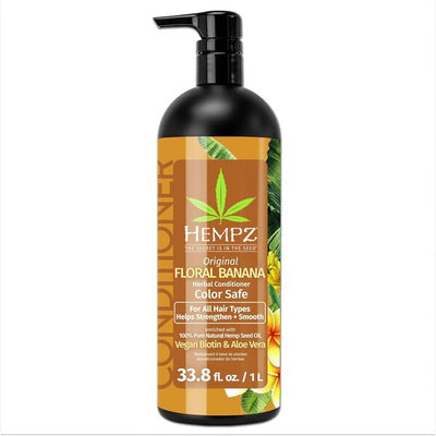 Superdrug Hempz Original Light Floral & Banana Herbal Hair Conditioner 1L- Buy online at McGrocer