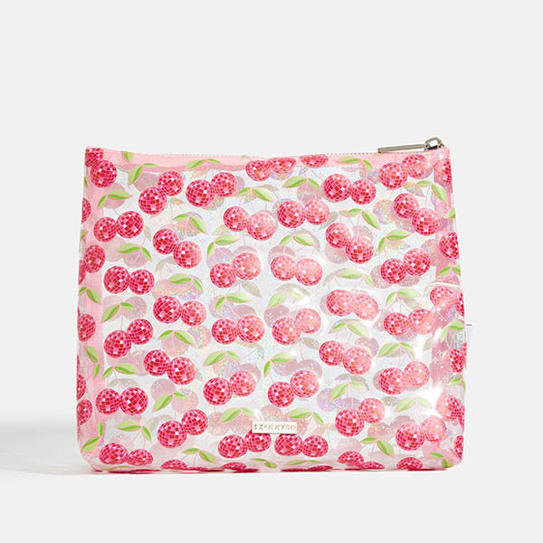 Skinnydip London Disco Cherries Wash Bag 100% TPU