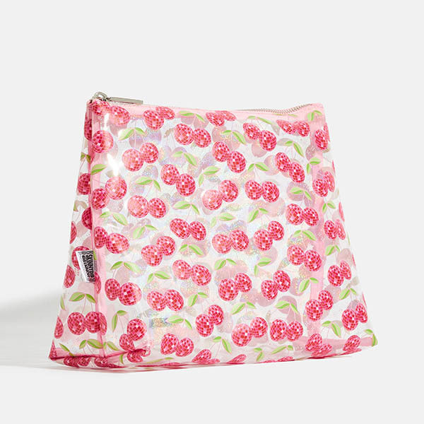 Skinnydip London Disco Cherries Wash Bag 100% TPU