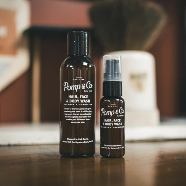 Pomp & Co Hair Face & Body Wash For Men, Signature Scent 100ml
