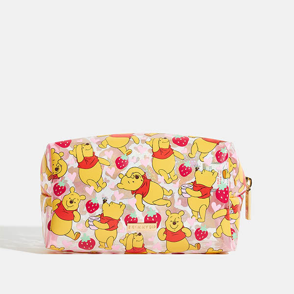 Skinnydip London Disney Winnie The Pooh Strawberry Makeup Bag 100% TPU