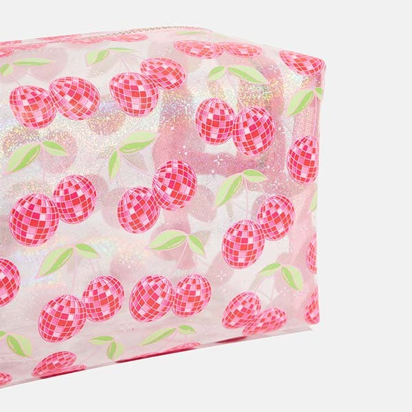 Skinnydip London Disco Cherries Makeup Bag 100% TPU
