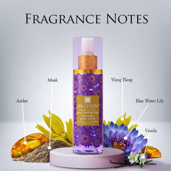 SPA CEYLON Blue Water Lily - Body Spray-200ml