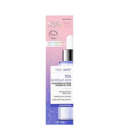 Superdrug Eveline Face Therapy Glycolic Acid Peel Shot Serum- Buy online at McGrocer