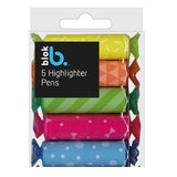 Sweet Highlighter Pen (Pack of 5)