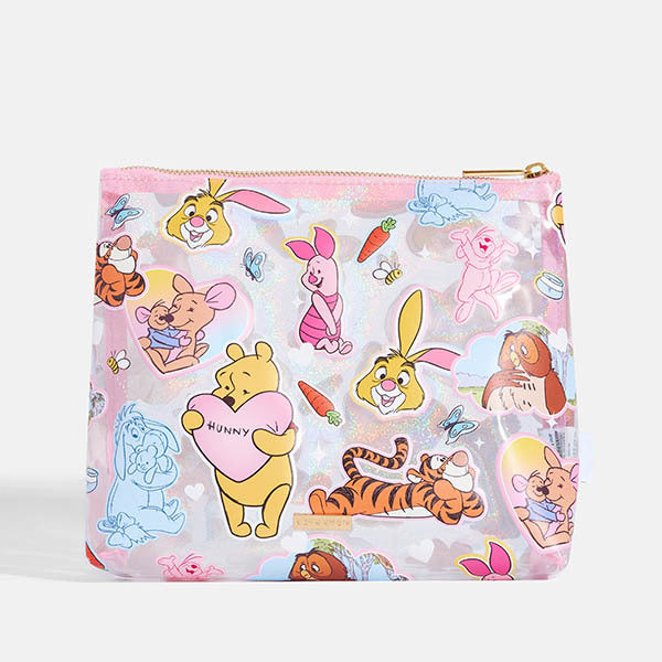 Skinnydip London Disney Winnie the Pooh Cute Sticker Wash Bag 100% TPU