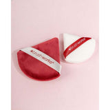 Brushworks Limited Edition Triangular Powder Puff Duo (Red)