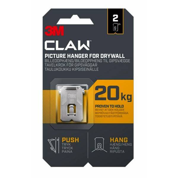 3M Claw Drywall Picture Hanger (Pack of 2)
