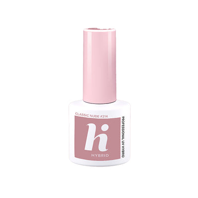 Superdrug Hi Hybrid 214 Classic Nude UV Gel Polish 5ml- Buy online at McGrocer