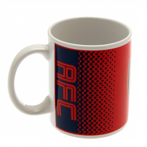 Arsenal FC Fade Design Ceramic Mug In Acetate Box (9 x 8cm)