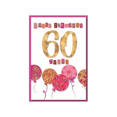 Superdrug Simon Elvin 60th Milestone Card (Pack of 6)- Buy online at McGrocer