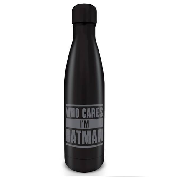 DC Comics Batman Who Cares Im Batman Metal Thermal Flask