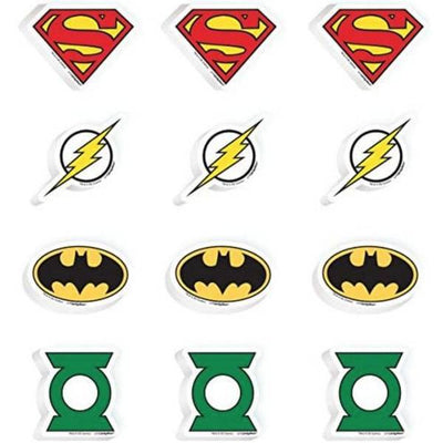 Superdrug Justice League Icons Eraser (Pack of 12)- Buy online at McGrocer