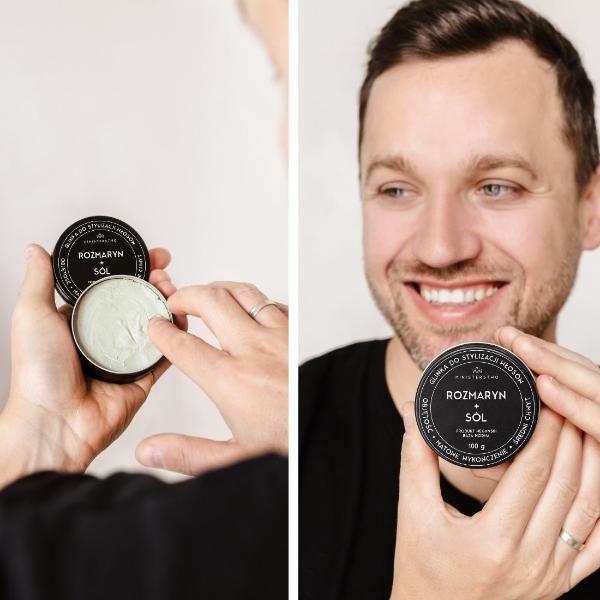 Ministerstwo ROSEMARY + SALT Hair styling clay 100g